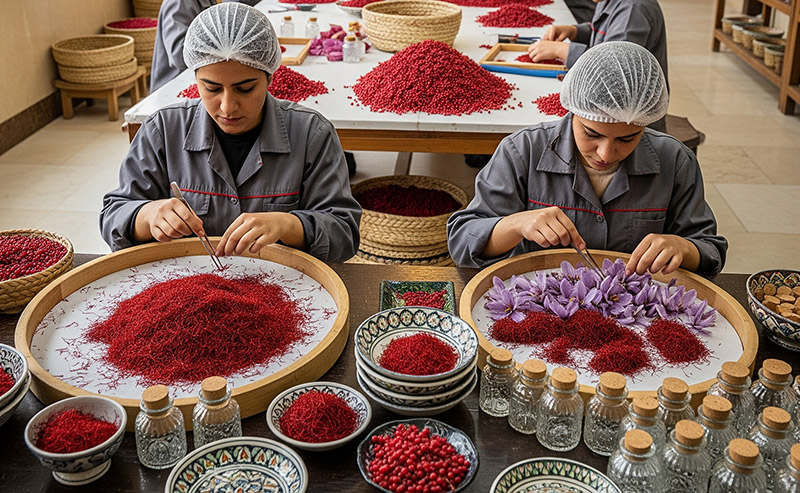 sahoora saffron factory2